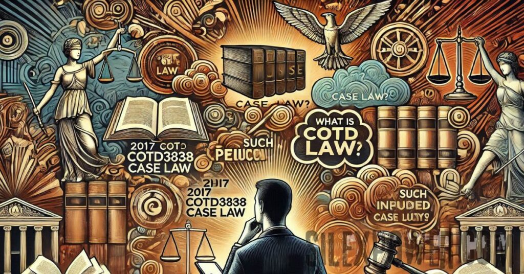 2017COTD3838 Case Law